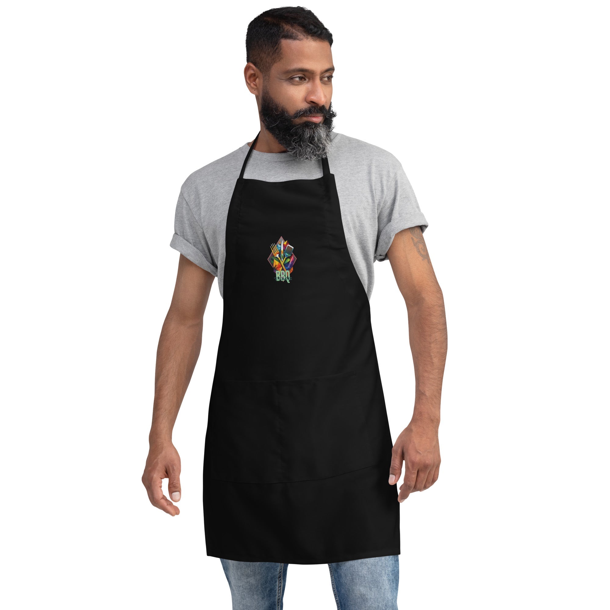 BBQ Time - Embroidered Apron - Incredible Men Apparel