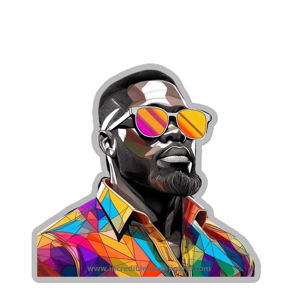 African American Profile - Sticker - Incredible Men Apparel