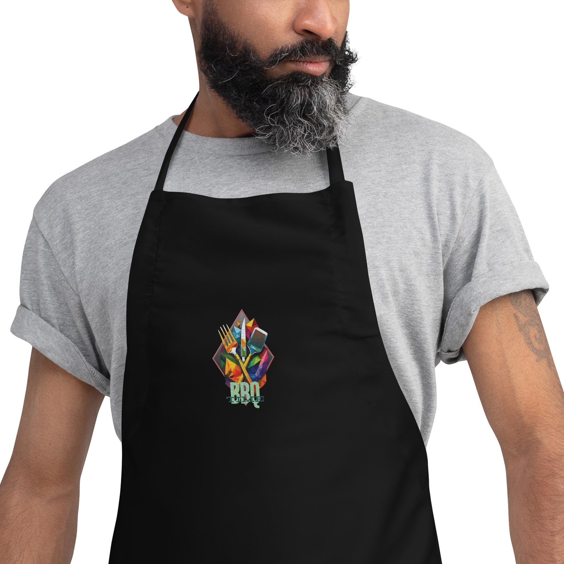BBQ Time - Embroidered Apron - Incredible Men Apparel