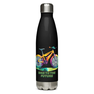 Bike to the Future - Water Bottle - Incredible Men Apparel