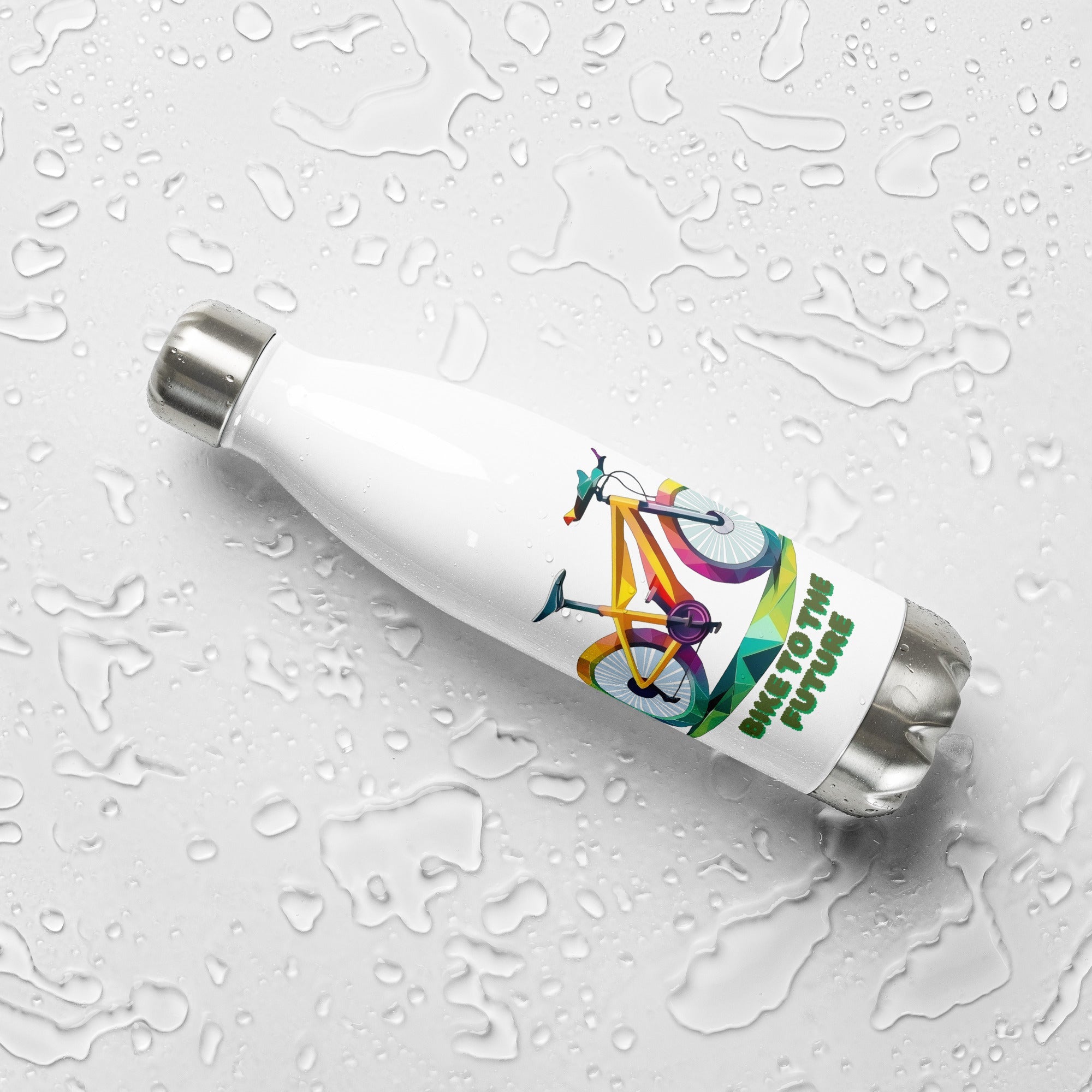 Bike to the Future - Water Bottle - Incredible Men Apparel