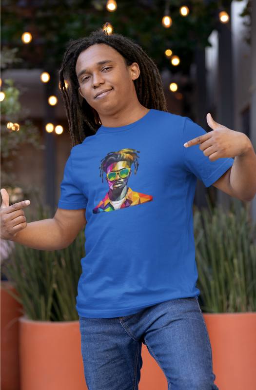 Black Dude with Dreadlocks - Tee - Incredible Men Apparel