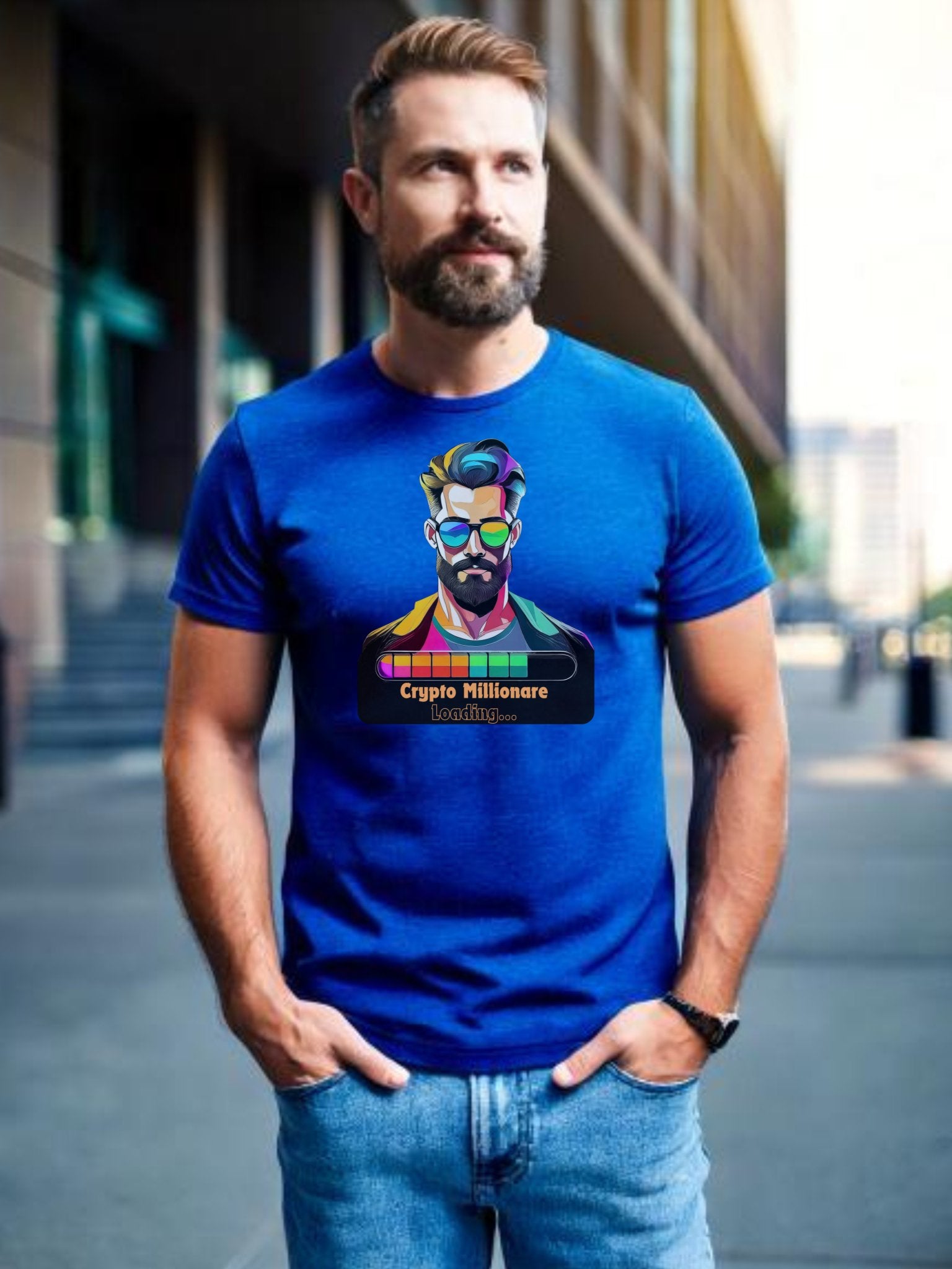 Crypto Millionaire Loading - Tee - Incredible Men Apparel