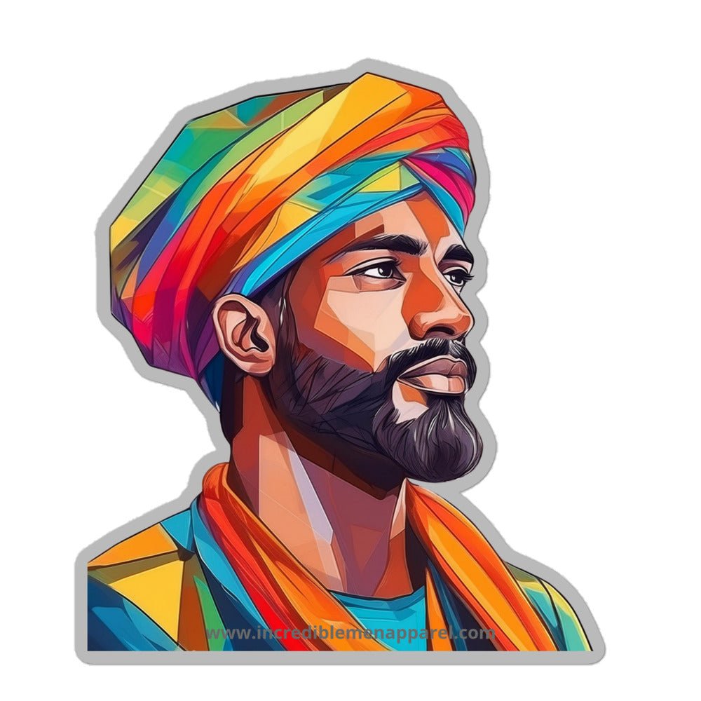 Indian Profile - Sticker - Incredible Men Apparel